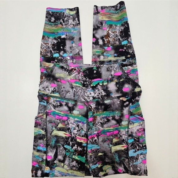 🇨🇦 Lululemon Paint Drift Multi Fast & Free High-Rise Leggings with Pockets - Picture 9 of 16